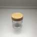120ML clear glass jar with child safety lid