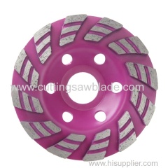 Concrete and Stone Polishing Manufacturer Continuous Diamond Cup Grinding Wheel