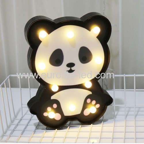 Led Plastic Animal Lovely Christmas Party Decoration Night Light