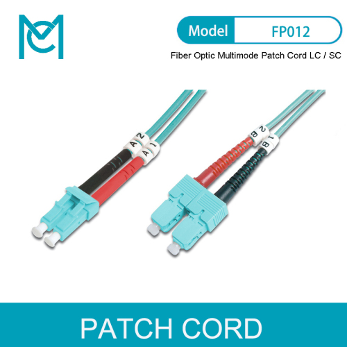 MC Professional High-end Quality Fiber Optic Multimode Patch Cord OM 3 LC / SC