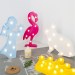 Led Plaslic Flamingo Loveiy Party Kids Decoration Night Light