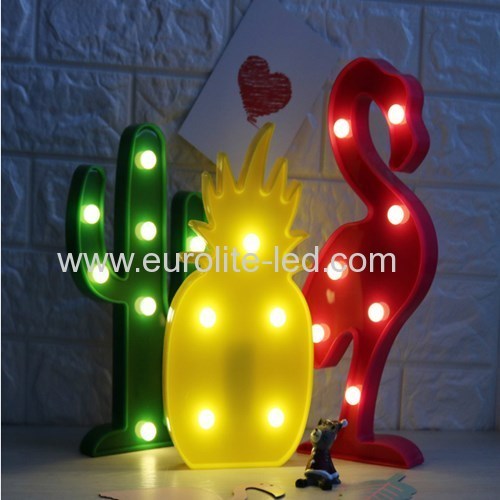 Led Plastic Flamingo Loveiy Party Kids Decoration Night Light