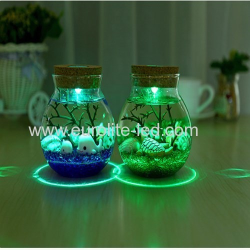 Led Submarine Micro-Landscape Ornament DIY Eco-Bottle Colours Light