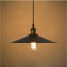 euroliteLED Wrought Iron Small Chandelier Retro Vintage Industrial Pendant Light with UFO Iron