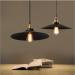 euroliteLED Wrought Iron Small Chandelier Retro Vintage Industrial Pendant Light with UFO Iron