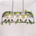 euroliteLED Four Head Black Traditional Birdcage Pendant Lighting Creative Chandelier Vintage Loft Metal Ceiling Lamp