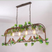 euroliteLED Four Head Bronze Traditional Birdcage Pendant Lighting Creative Chandelier Vintage Loft Metal Ceiling Lamp