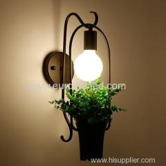 euroliteLED Creative Potted Green Plant Wall Lamp LED Wall Lamp E27 Stylish and Refined