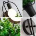 euroliteLED Creative Potted Green Plant Wall Lamp LED Wall Lamp E27 Stylish and Refined