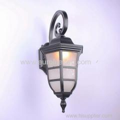 euroliteLED Aluminium Garden Light Outdoor Wall Lamp with Glass Lantern