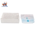 Cheshire hygienic sanitary napkin/diapers using hot melt glue