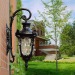 euroliteLED Black Retro European Outdoor Wall lamp Aluminum Waterproof Anti-Rust Wall lamp Corridor Light Model B Small