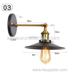 euroliteLED Industrial Vintage Wall Lamp Fixture Simplicity Arm Swing Wall Lights(Model 3)