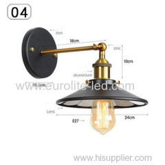 euroliteLED Industrial Vintage Wall Lamp Fixture Simplicity Arm Swing Wall Lights(Model 4)