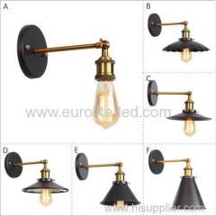 euroliteLED Industrial Vintage Wall Lamp Fixture Simplicity Arm Swing Wall Lights(Model 5)