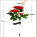 Led Solar Powered Three Roses Outdoor Plug Street Garden Decoration Light