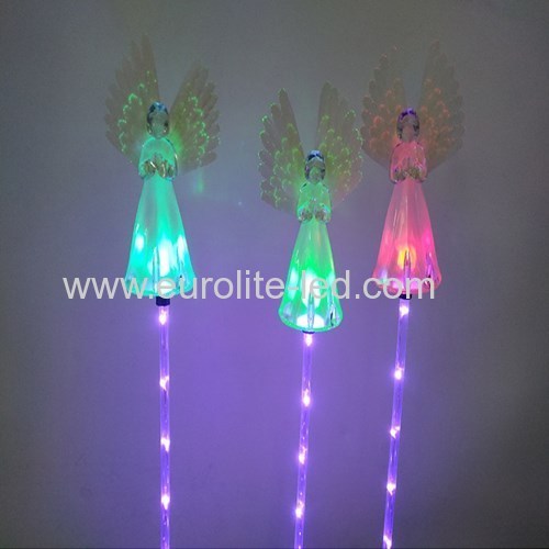 Led Solar Powered Angel Outdoor Plug Street Garden Decoration Light