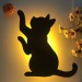 Led Acrylic Silhouette Cute Interesting Animals Room Table Decoration Night Light