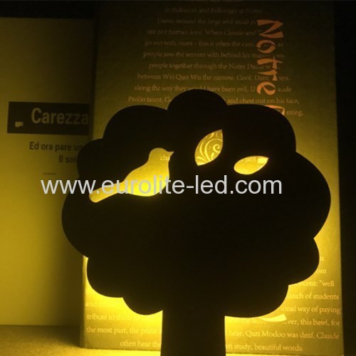 Led Acrylic Silhouette Cute Interesting Animals Room Table Decoration Night Light