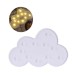 Led Plastic Cloud 11LED Warm white Room Kids Decoration Night Light