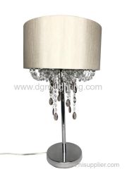 Acrylic Table Lamp with gold shade