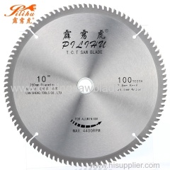 10inch BT teeth TCT circular sawblade aluminum cutting blades