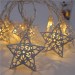 Led Hollow Star Iron String Battery Cute Holiday Room Garden Decoration Night Light