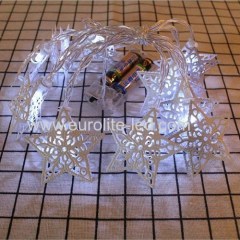 Led Hollow Star Iron String Battery Cute Holiday Room Garden Decoration Night Light
