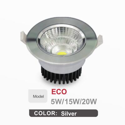 euroliteLED 5W 15W 20W COB LED Downlight 3000K-6500K IP20 Multi-color Optional