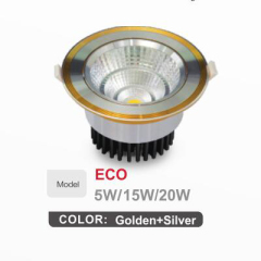 euroliteLED 5W 15W 20W COB LED Downlight 3000K-6500K IP20 Multi-color Optional