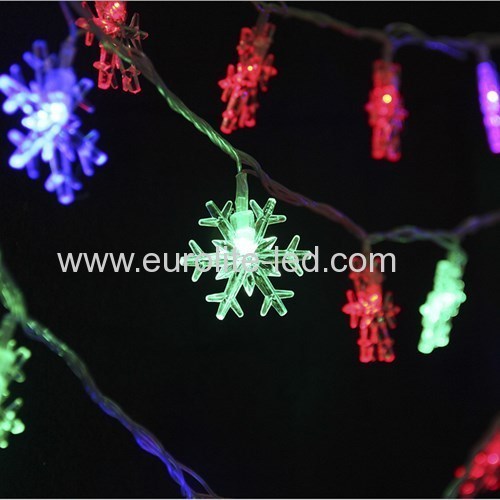 Led Snow String Battery Outdoor Holiday Christmas Party Decoration Night Light