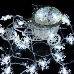 Led Snow String Battery Outdoor Holiday Christmas Party Decoration Night Light