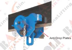 TROLLEY GCL TYPE GEARED (heavy duty) 01247A 01248A 01241AL 01242AL 01243AL 01244AL 01245AL 01246AL 01247AL 01248AL