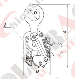 VERTICAL LIFTING CLAMP - DQ TYPE