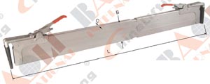 ALUMINIUM CARGO PLANK Length adjustable