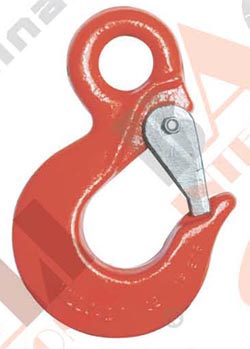 GERMAN-TYPE EYE HOOK WITH LATCH