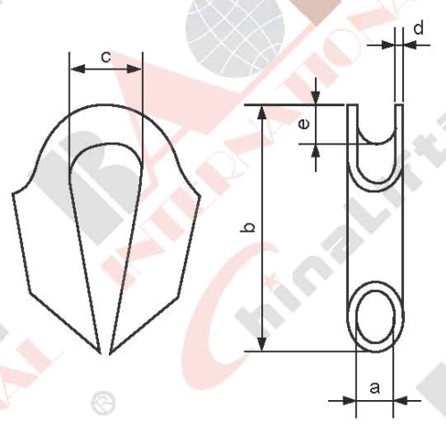 THIMBLES - TUBULAR TYPE 23557 23558 23559 23560