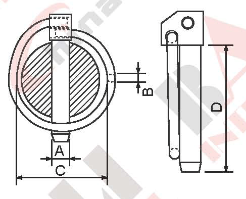 LINCH PINS WITH ROUND SPRING RING