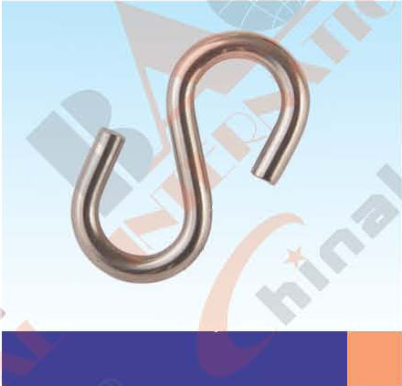 S.S. " S " LIGHT HOOK AISI:304 or 316