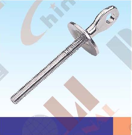 S.S. EYE TERMINAL WITH THREAD AND WASHER AISI: 304 or 316