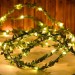 Led Green Leaves String USB 5m 20leds Fairy Room Holiday Wedding Decoration Night Light