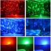 euroliteLED Mini Dj Disco Ball Party Stage Lights 7 Colors Remote Control Sound Activated(for Europe)