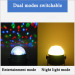 euroliteLED Mini Dj Disco Ball Party Stage Lights 7 Colors Remote Control Sound Activated(for Britain)