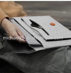Fashion Wool Felt Laptop Sleeve Bag Notebook Handbag Case For Macbook Air Pro Retina 11 12 13 15 Lenovo Asus HP L