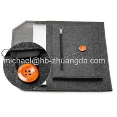 Fashion Wool Felt Laptop Sleeve Bag Notebook Handbag Case For Macbook Air Pro Retina 11 12 13 15 Lenovo Asus HP L