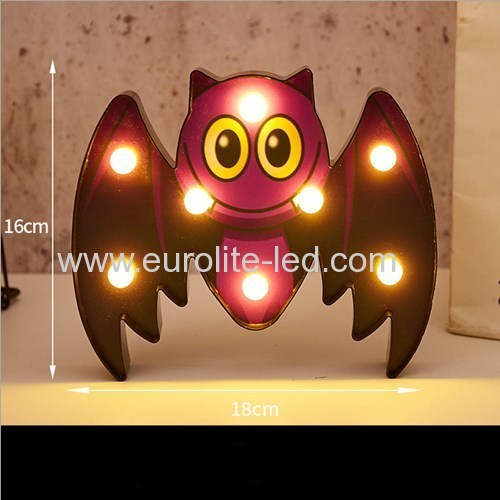 Led 3D Pumpkin Spider Skull Battery Halloween Party Bar Decoration Night Light