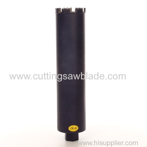 Diamond vacuum brazed dry core drill bits for granite