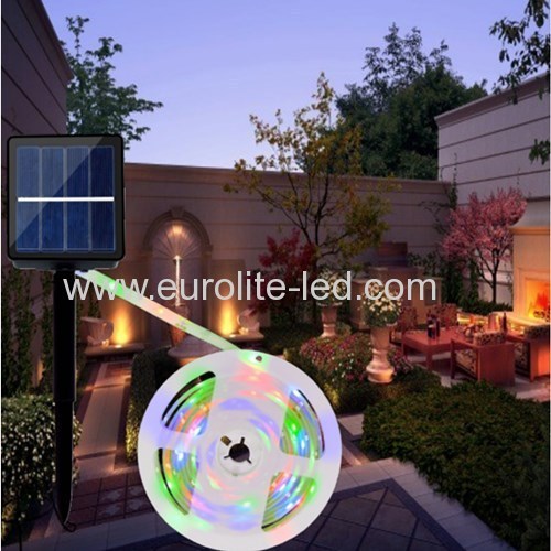 Led Solar Powered RGB Waterproof Decoration Anit-UV Dropping Glue Soft Night Light