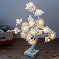 Led Rose Tree USB Battery Dual Purpose Romantic Holiday Room Party Decoation Night Light Monther's Day