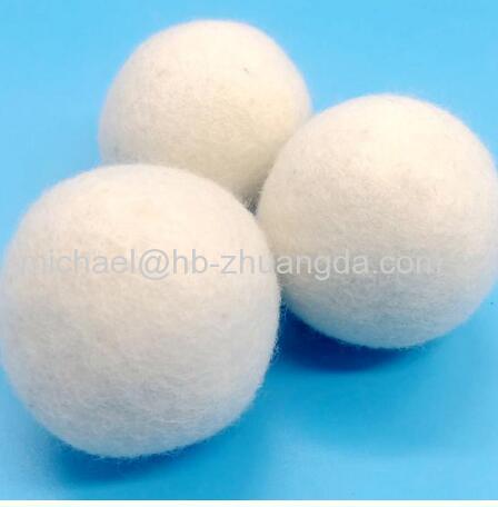 1-8cm White Felt Ball Wool Beads For DIY Toys Making Craft Felt Poms Wool Roving Reduce the electrostatic Of Clothing Dr